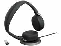 Jabra 26699-989-989, Jabra Evolve2 65 Flex UC Stereo Headset On-Ear Bluetooth,