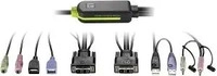 LevelOne KVM-0260, LevelOne KVM-0260 2-Port USB DVI-D Single Link Cable KVM...
