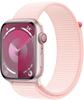 Apple Watch Series 9 (GPS + Cellular) 45mm Aluminiumgehäuse pink, Sportband pink