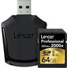 Lexar LSD2000064G-BNNNG, Lexar 64GB 2000x Professional SDXC UHS-II U3 V90