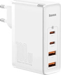Baseus GaN2 Pro Schnellladeger&auml;t 2C+2U 100W EU Wei&szlig;