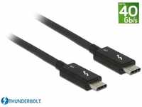DELOCK 84844, Delock Kabel Thunderbolt 3 USB-C St. > USB-C St. pass. 0,5m 5 A 40 Gb/s