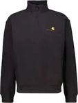 Carhartt WIP I027014-89XX, Carhartt WIP - Half Zip American Script Black - Pullover -