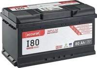 Accurat ABE-I80, Accurat Impulse I80 Autobatterie 80Ah EFB Start-Stop, inkl. 7.5 Euro