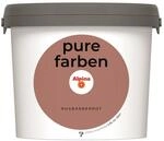 Alpina Wandfarbe 'Pure Farben' rhabarberrot matt 2,5 l