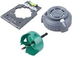 wolfcraft Installations-Set f&uuml;r Hohlwanddosen 3-teilig