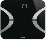 Wenko Analyse-Personenwaage schwarz Bluetooth 30 x 26 cm