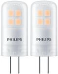 Philips LED-Leuchtmittelset Brenner matt G4 1,8 W 205 lm warmwei&szlig; 2 St&uuml;ck