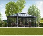 Palram-Canopia Insektenschutznetz dunkelgrau f&uuml;r Pavillon Dallas 3,6 x 6 m