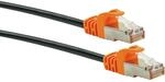 Schwaiger S/FTP-Netzwerkkabel CAT 7 schwarz, 2 m