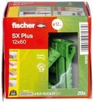 Fischer Spreizd&uuml;bel-Set 'SX Plus Green' &Oslash; 12 x 60 mm, 45-teilig