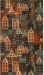 A.S. Cr&eacute;ation Vliestapete 'The Wall II' H&auml;user blau 3-teilig 1,59 x 2,80 m