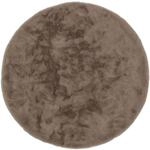 Sch&ouml;ner Wohnen Kollektion Kunstfell-Teppich 'Tender' cappuccino &Oslash; 120 cm