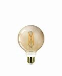 Philips LED-Filament-Lampe 'SmartLED' 640 lm E27 Globe amber 9,5 x 14,2 cm