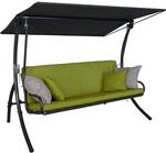 Angerer Freizeitm&ouml;bel Hollywoodschaukel 'Elegance Smart' 3-Sitzer gr&uuml;n 210 x 160 x