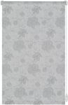 EasyFix Rollo 'Dekor' mit Stickerei silber 75 x 150 cm