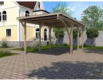 Weka Einzelcarport '606 A' kesseldruckimpr&auml;gniert 300 x 600 cm