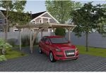 Weka Einzelcarport '606 A' kesseldruckimpr&auml;gniert 300 x 500 cm