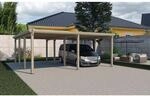 Weka Doppelcarport '618' inkl. Stahldach 603 x 612 cm