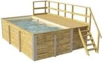 Weka Massivholz-Pool '595' 416 x 203 x 309 cm