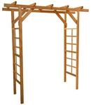 Promadino Pergola 'Anke' honigbraun 210 x 60 x 200 cm