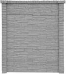 Beckers Betonzaun Betonzaunplatte 'Mediterran Nostalgie' Beton/Stahl grau 144 x...