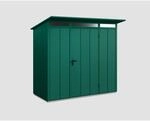 EcoStar Ger&auml;tehaus 'Elegant-P Typ 1' moosgr&uuml;n 238 x 107,8 cm, mit Einzelt&uuml;r
