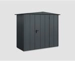 EcoStar Ger&auml;tehaus 'Elegant-S Typ 1' anthrazitgrau 238 x 107,8 cm, mit Einzelt&uuml;r