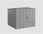 EcoStar Ger&auml;tehaus 'Elegant-S Typ 2' graualuminium 238 x 238 cm, mit Doppelt&uuml;r