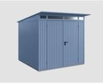 EcoStar Ger&auml;tehaus 'Trend-P Typ 2' taubenblau 238 x 238 cm, mit Doppelt&uuml;r