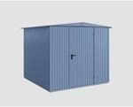 EcoStar Ger&auml;tehaus 'Trend-S Typ 2' taubenblau 238 x 238 cm, mit Einzelt&uuml;r
