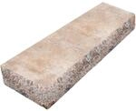 Diephaus Blockstufe 'T-Stair Quarry' muschelkalkfarben 100 x 34,5 x 15 cm