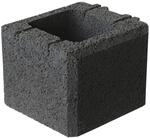 EHL Mauerstein 'Planomur' anthrazit 25 x 25 x 20 cm