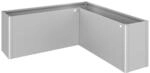 Biohort Pflanzbeet 'Belvedere MAXI L200' silber-metallic 201 x 201 x 77 cm