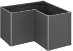 Biohort Pflanzbeet 'Belvedere MIDI L100' dunkelgrau-metallic 102 x 102 x 61 cm