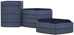 GARANTIA Hochbeet 'Ergo Vario 3 Stone' anthrazit 175 x 75 x 110 cm