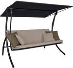 Angerer Freizeitm&ouml;bel Hollywoodschaukel 'Motion Smart' 3-Sitzer beige 210 x 160 x