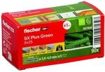 Fischer Spreizd&uuml;bel-Set 'SX Plus Green' &Oslash; 5 x 25 mm, 90-teilig