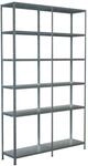 SCHULTE Regalwelt Steck-Grundregal und Anbauregal 230 x 140 x 35 cm, 12 B&ouml;den,