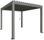 Biohort Pergola Gr. 3 quarzgrau-metallic 312 x 367,5 cm
