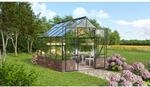 Vitavia Gew&auml;chshaus 'Cassandra 8300' 257 x 323,1 x 248,9 cm schwarz Sockel