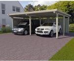 Weka Doppelcarport, inkl. Stahldach, 600 x 512 cm
