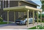 SKAN HOLZ Einzelcarport 'Friesland' 397 x 555 cm KDI impr&auml;gniert