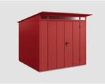 EcoStar Ger&auml;tehaus 'Elegant-P Typ 2' purpurrot 238 x 238 cm, mit Doppelt&uuml;r