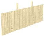 SKAN HOLZ Carport-R&uuml;ckwand 550 x 180 cm unbehandelt Fichte