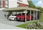 SKAN HOLZ Doppelcarport 'Friesland Hybrid Set 14' Fichtenholz 557 x 708 cm