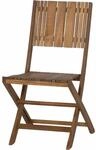 Gartenstuhl 'Falun' klappbar Akazienholz braun 46 x 89 x 54,5 cm