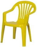 PROGARDEN Stapelsessel f&uuml;r Kinder 'Sedia Baby' gelb 38 x 38 x 52 cm