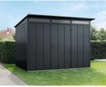 EcoStar Ger&auml;tehaus 'Elegant-P Typ 3' anthrazitgrau 302,8 x 238 cm, mit...