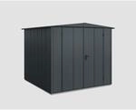 EcoStar Ger&auml;tehaus 'Elegant-S Typ 2' anthrazitgrau 238 x 238 cm, mit Doppelt&uuml;r
